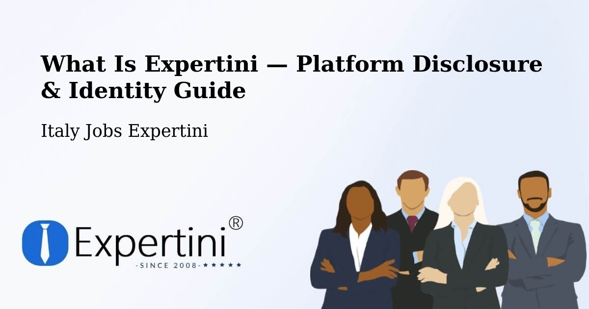 What Is Expertini — Platform Disclosure & Identity Guide – Uras